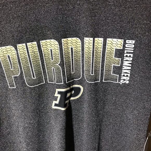 Colosseum Mens SZ Large Perdue University Boilermakers gray short sl shirt - Picture 4 of 5